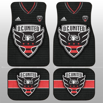 D C United Car Floor Mats Custom Car Accessories For Fans - Gearcarcover - 1