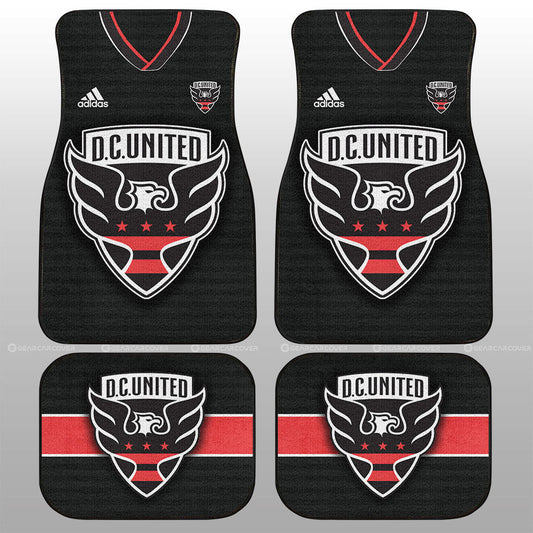D C United Car Floor Mats Custom Car Accessories For Fans - Gearcarcover - 1