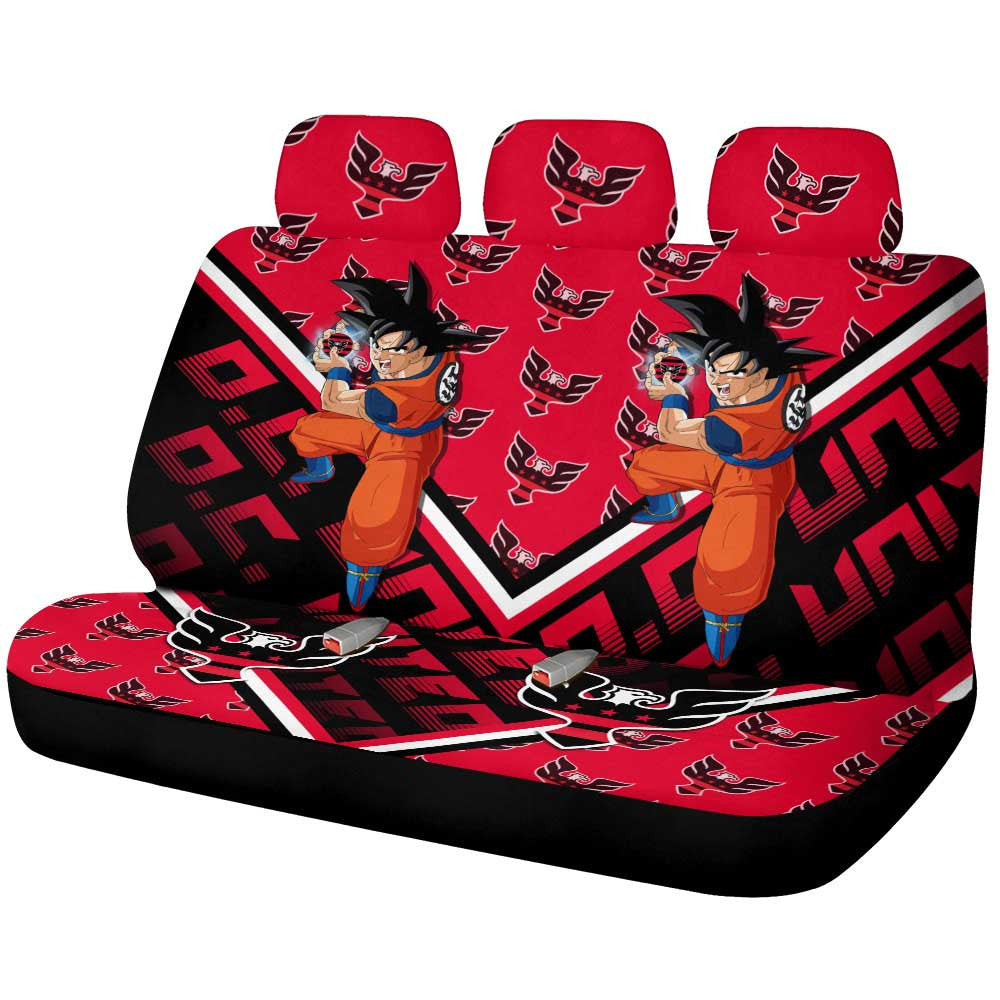 D.C. United Car Back Seat Covers Custom Car Accessories For Fans - Gearcarcover - 1