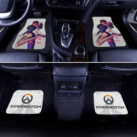 D.Va Car Floor Mats Custom Overwatch - Gearcarcover - 2