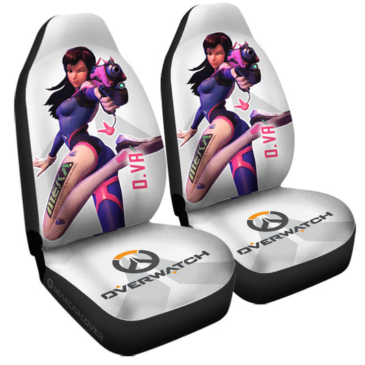D.Va Car Seat Covers Custom Overwatch - Gearcarcover - 1