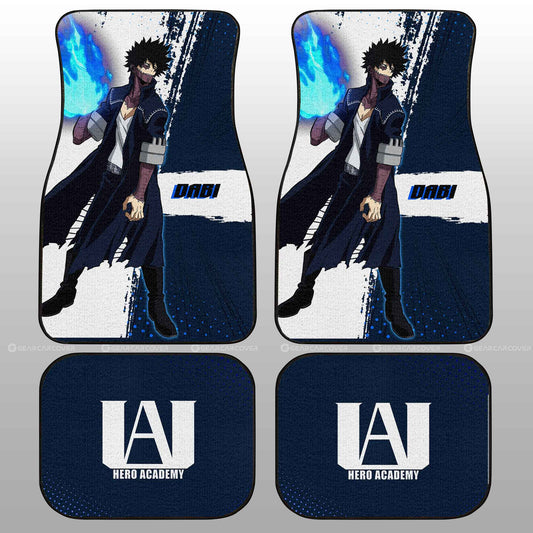 Dabi Car Floor Mats Custom For My Hero Academia Anime Fans - Gearcarcover - 2