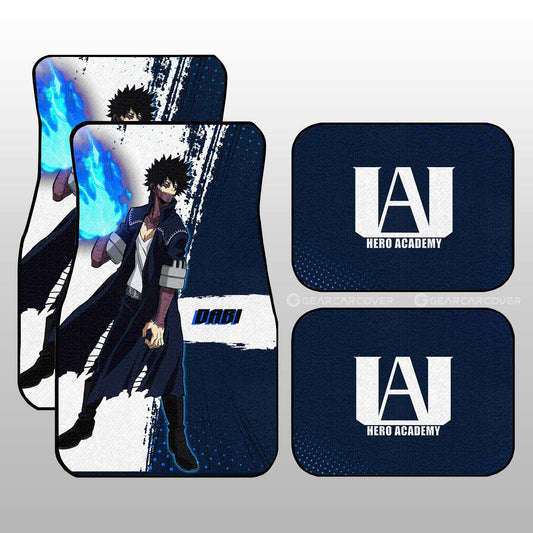 Dabi Car Floor Mats Custom For My Hero Academia Anime Fans - Gearcarcover - 1