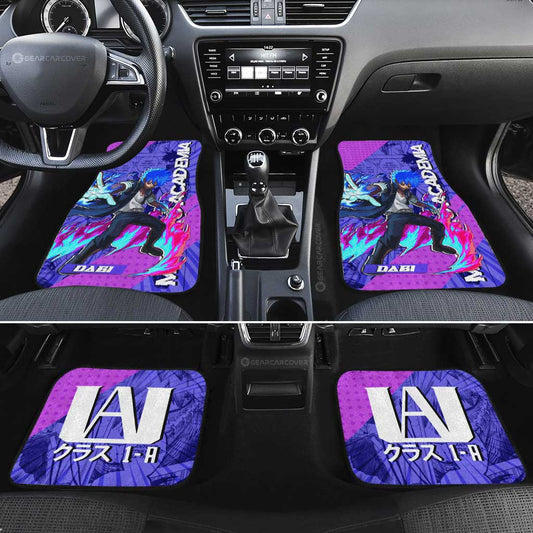 Dabi Car Floor Mats Custom My Hero Academia Car Interior Accessories - Gearcarcover - 2