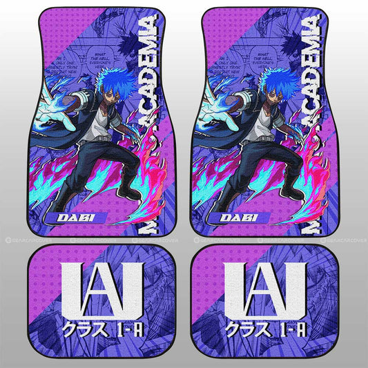 Dabi Car Floor Mats Custom My Hero Academia Car Interior Accessories - Gearcarcover - 1