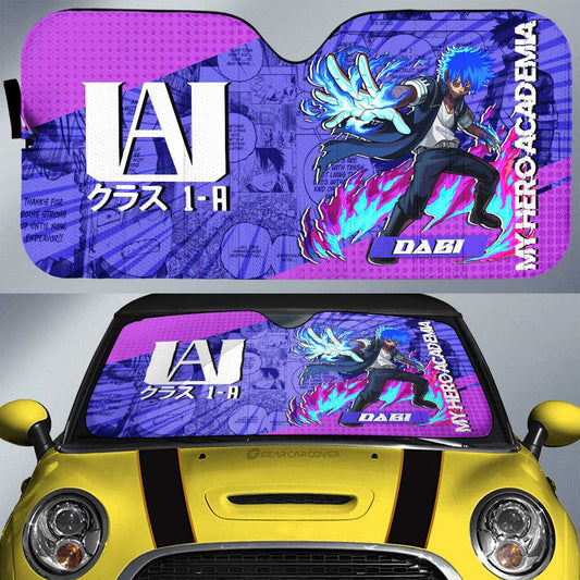 Dabi Car Sunshade Custom My Hero Academia Car Interior Accessories - Gearcarcover - 1