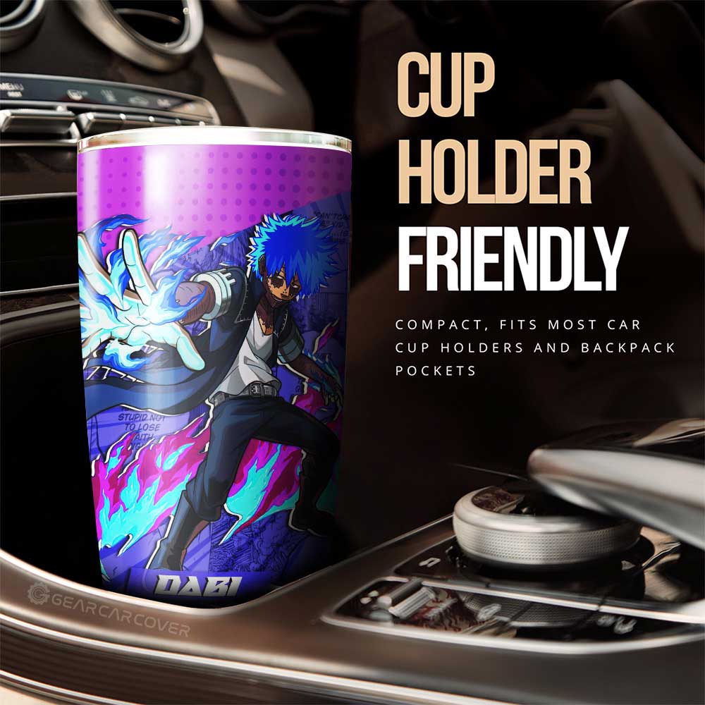 Dabi Tumbler Cup Custom My Hero Academia Car Interior Accessories - Gearcarcover - 3