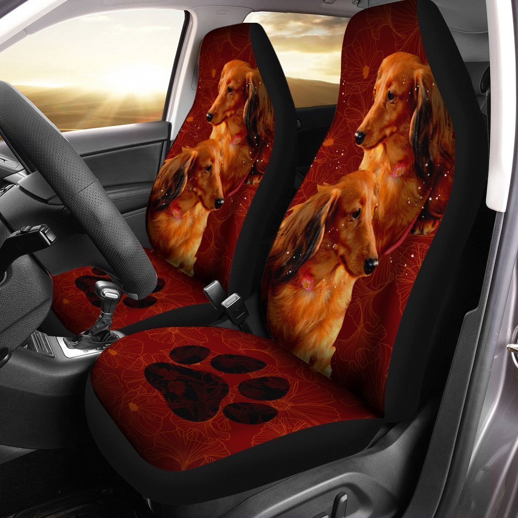 Dachshund Car Seat Covers Custom Car Interior Accessories For Dog Lovers - Gearcarcover - 2
