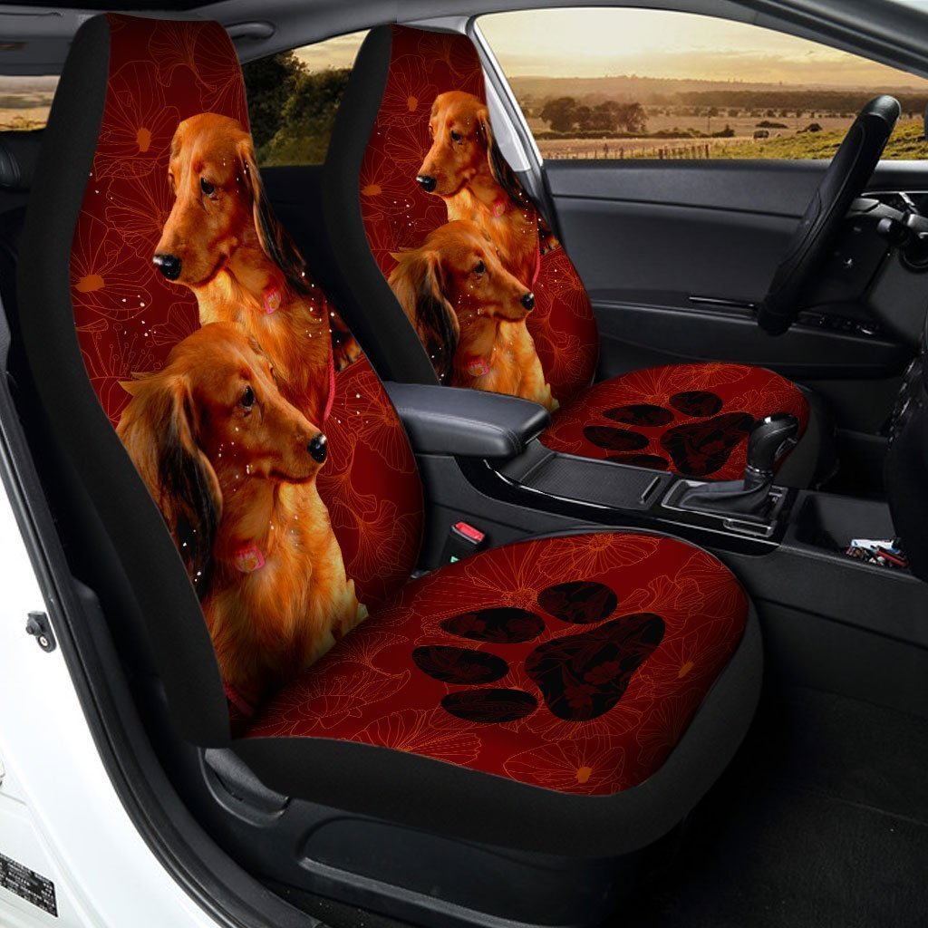 Dachshund Car Seat Covers Custom Car Interior Accessories For Dog Lovers - Gearcarcover - 1
