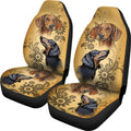 Dachshund Car Seat Covers Custom Vintage Dog Car Interior Accessories - Gearcarcover - 3