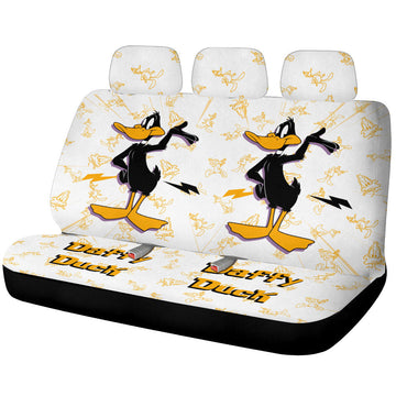 Daffy Duck Car Back Seat Cover Custom Cartoon Car Accessories - Gearcarcover - 1