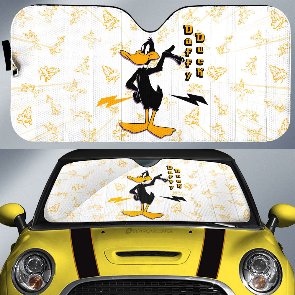 Daffy Duck Car Sunshade Custom Cartoon Car Accessories - Gearcarcover - 1