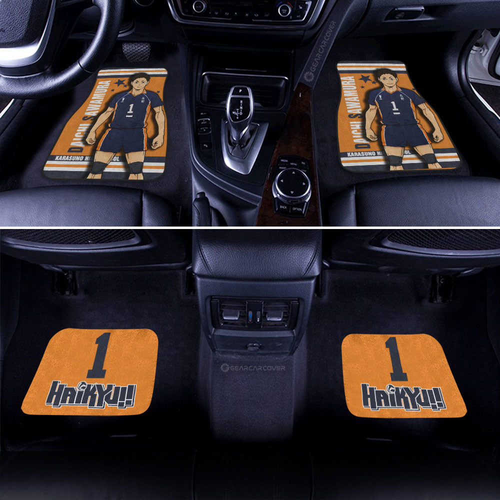 Daichi Sawamura Car Floor Mats Custom Haikyuu Anime Car Accessories - Gearcarcover - 1