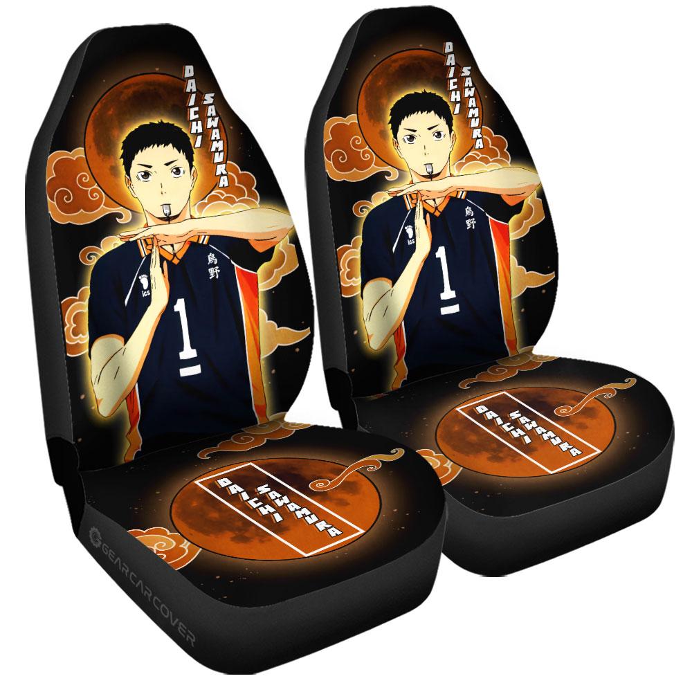 Daichi Sawamura Car Seat Covers Custom For Haikyuu Anime Fans - Gearcarcover - 3