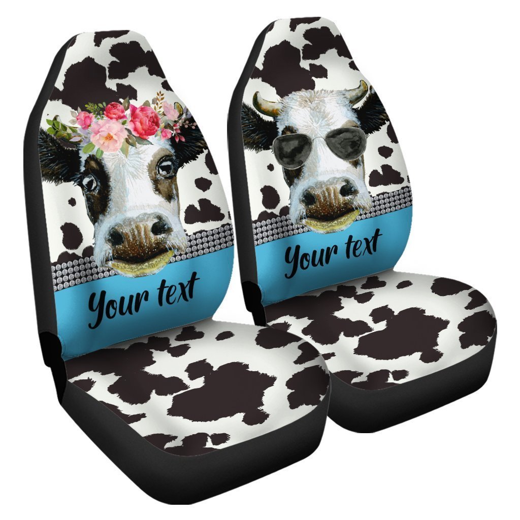 Dairy Cow Car Seat Covers Personalized Animal Farm Car Accessories - Gearcarcover - 3