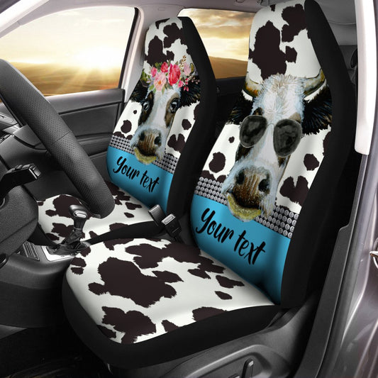Dairy Cow Car Seat Covers Personalized Animal Farm Car Accessories - Gearcarcover - 1