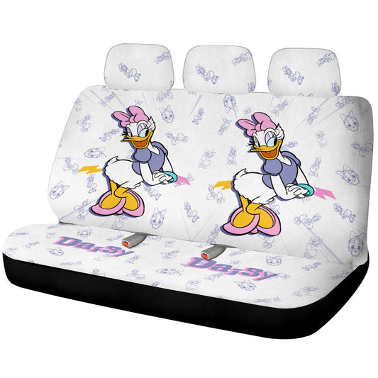 Daisy Car Back Seat Cover Custom Cartoon Car Accessories - Gearcarcover - 1