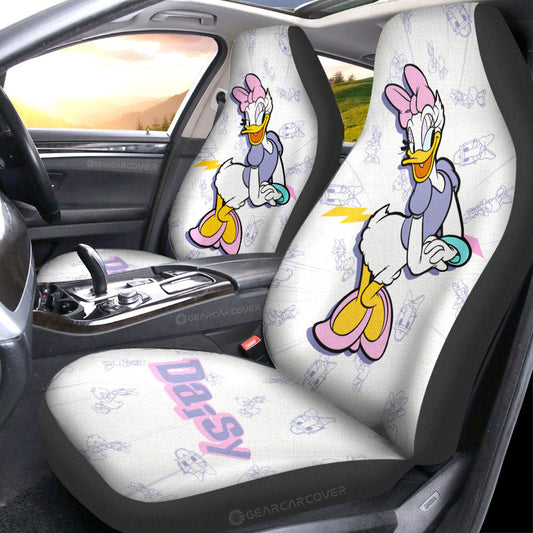 Daisy Car Seat Covers Custom Cartoon Car Accessories - Gearcarcover - 2