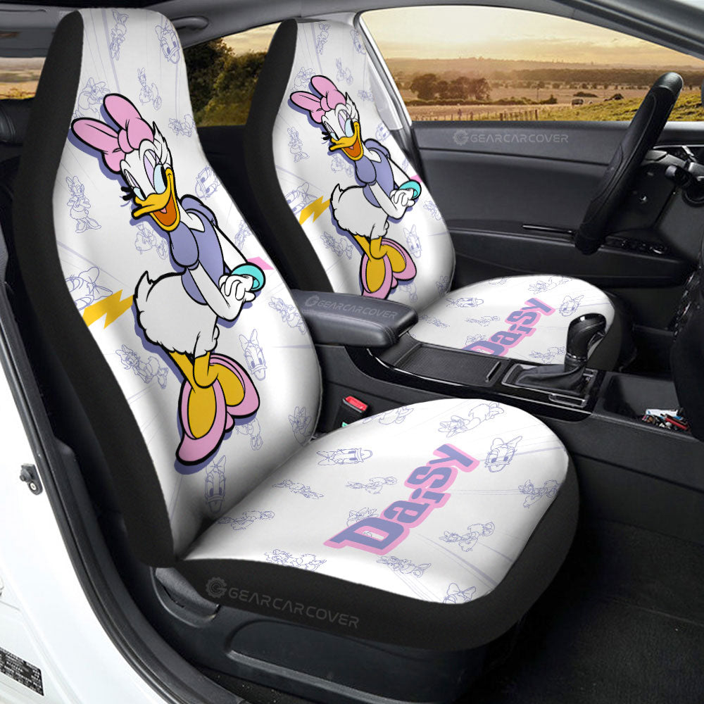 Daisy Car Seat Covers Custom Cartoon Car Accessories - Gearcarcover - 1