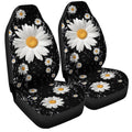 Daisy Car Seat Covers Custom Floral Car Interior Accessories - Gearcarcover - 3