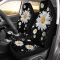 Daisy Car Seat Covers Custom Floral Car Interior Accessories - Gearcarcover - 1