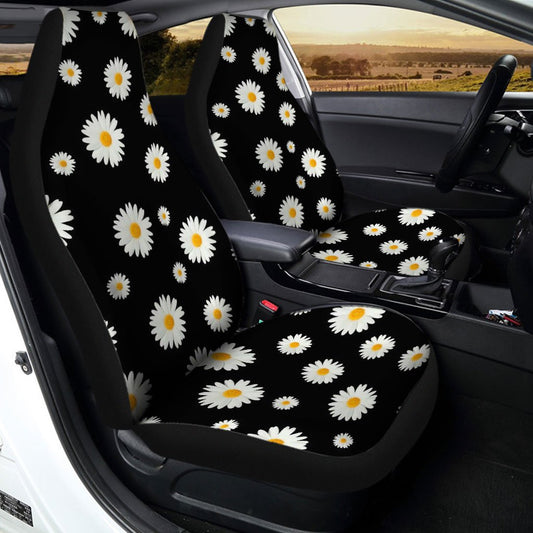 Daisy Car Seat Covers Custom Flower Pattern Car Accessories - Gearcarcover - 2