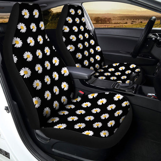 Daisy Car Seat Covers Custom Pattern Flower Car Accessories - Gearcarcover - 2