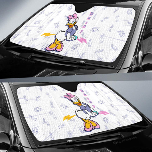 Daisy Car Sunshade Custom Cartoon Car Accessories - Gearcarcover - 2