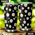 Daisy Tumbler Cup Custom Flower Pattern Car Accessories - Gearcarcover - 4