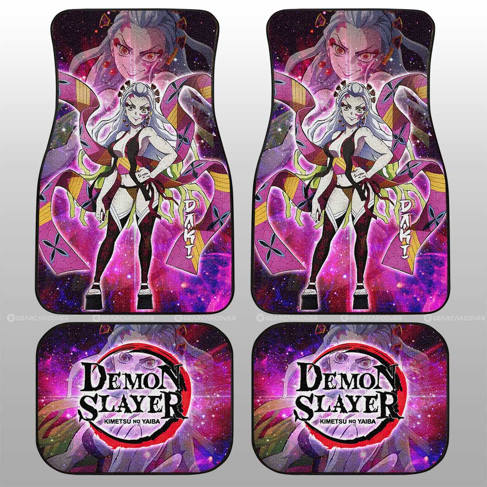 Daki Car Floor Mats Custom Characters Demon Slayer Car Accessories - Gearcarcover - 1