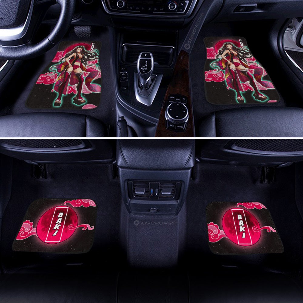 Daki Car Floor Mats Custom Demon Slayer Anime - Gearcarcover - 3