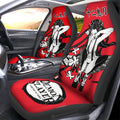 Daki Car Seat Covers Custom Demon Slayer Anime Car Accessories Manga Style For Fans - Gearcarcover - 2