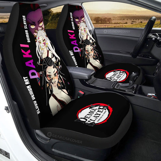 Daki Car Seat Covers Custom Demon Slayer Anime - Gearcarcover - 1