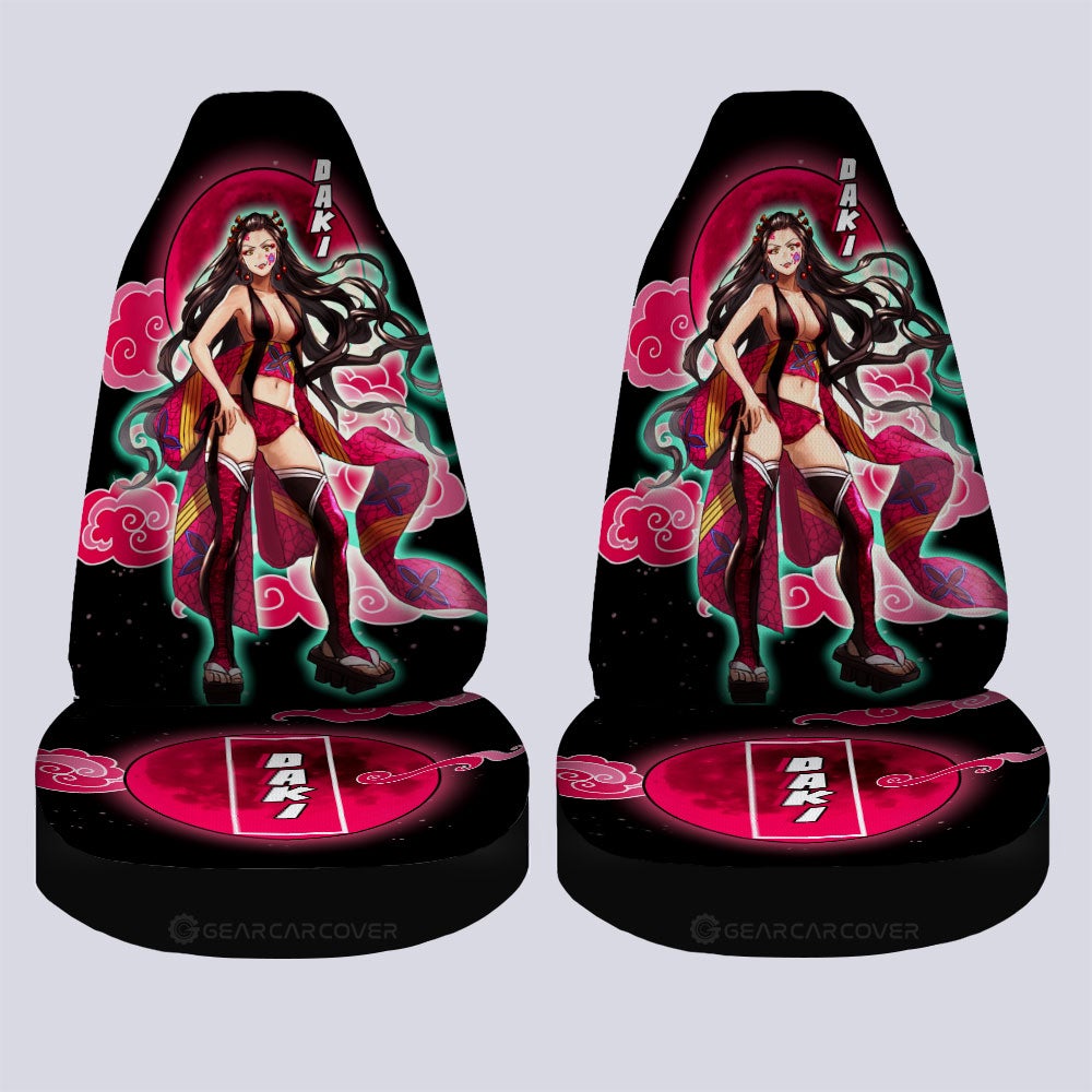 Daki Car Seat Covers Custom Demon Slayer Anime - Gearcarcover - 4