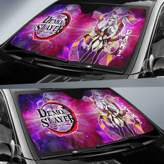 Daki Car Sunshade Custom Characters Demon Slayer Car Accessories - Gearcarcover - 2