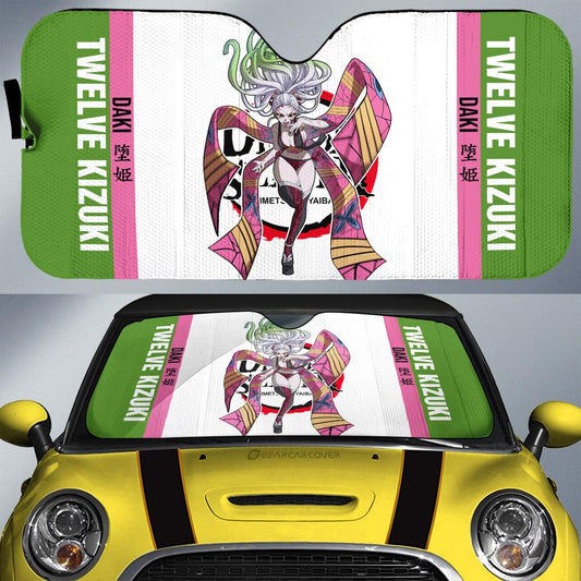 Daki Car Sunshade Custom Demon Slayer Anime Car Accessories - Gearcarcover - 1