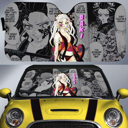 Daki Car Sunshade Custom Demon Slayer Anime Mix Mangas - Gearcarcover - 1