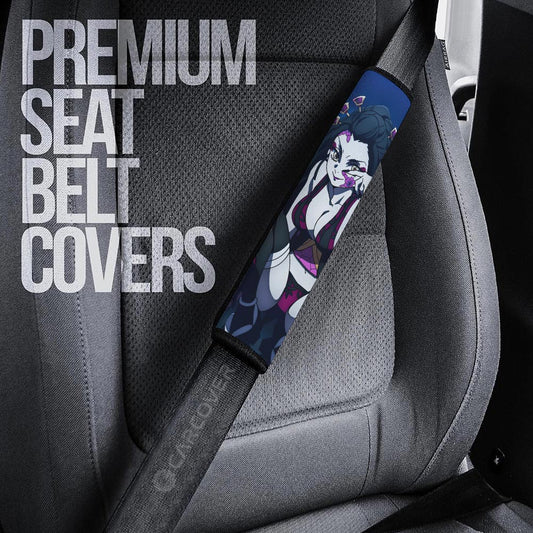 Daki Seat Belt Covers Custom Demon Slayer Anime Car Accessoriess - Gearcarcover - 2