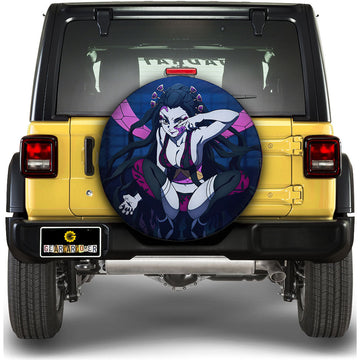 Daki Spare Tire Cover Custom Demon Slayer Anime Car Accessoriess - Gearcarcover - 1