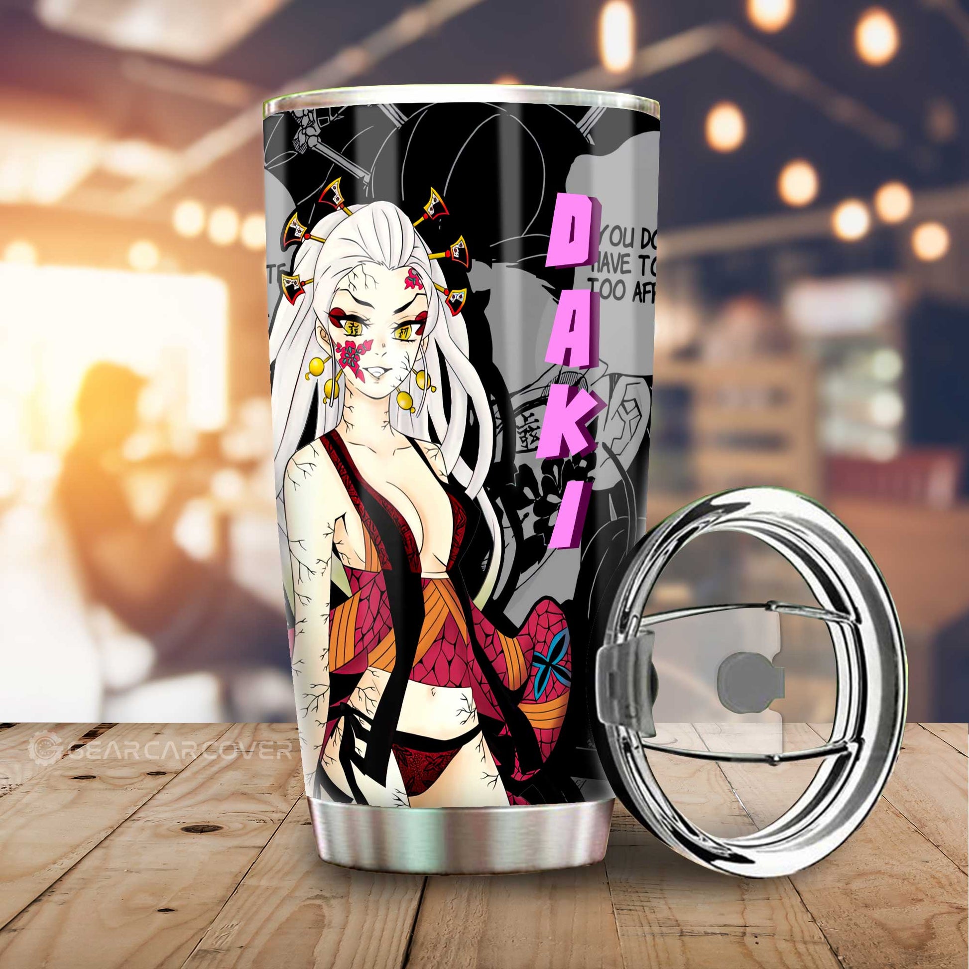 Daki Tumbler Cup Custom Demon Slayer Anime Mix Mangas - Gearcarcover - 2