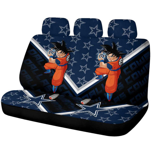 Dallas Cowboys Car Back Seat Cover Custom Car Decorations For Fans - Gearcarcover - 1