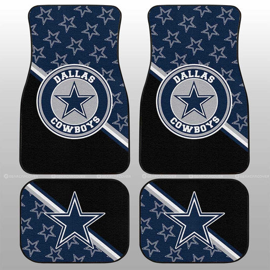 Dallas Cowboys Car Floor Mats Custom Car Accessories For Fans - Gearcarcover - 1