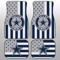 Dallas Cowboys Car Floor Mats Custom US Flag Style - Gearcarcover - 1