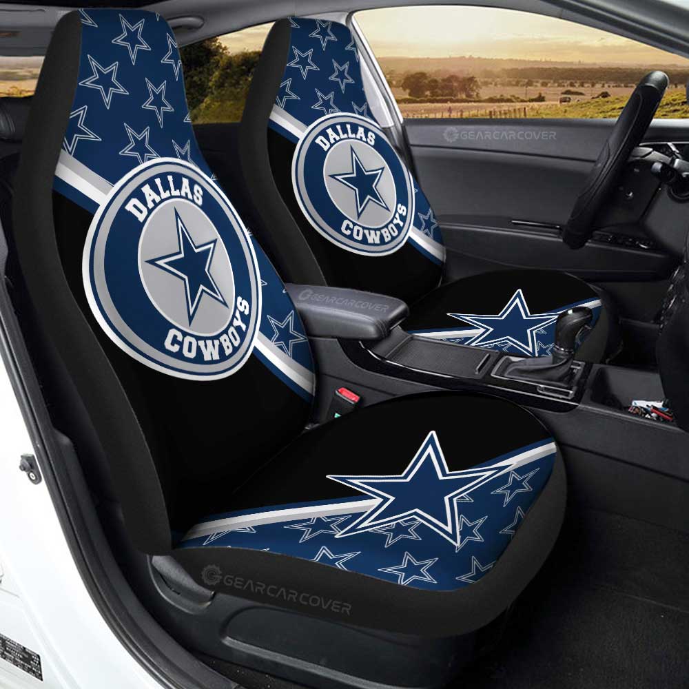 Dallas Cowboys Car Seat Covers Custom Car Accessories For Fans - Gearcarcover - 3
