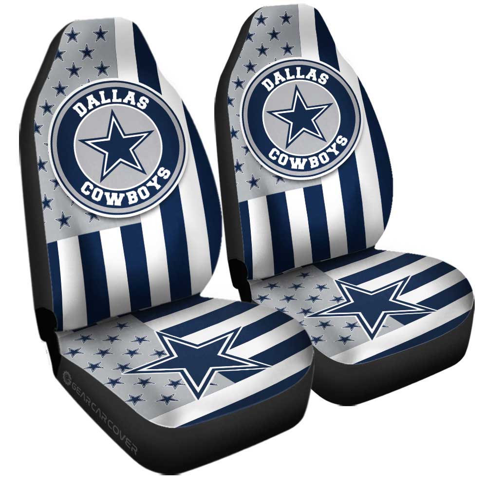 dallas cowboys car seat and stroller Dallas Cowboys Car Seat Covers Custom US Flag Style