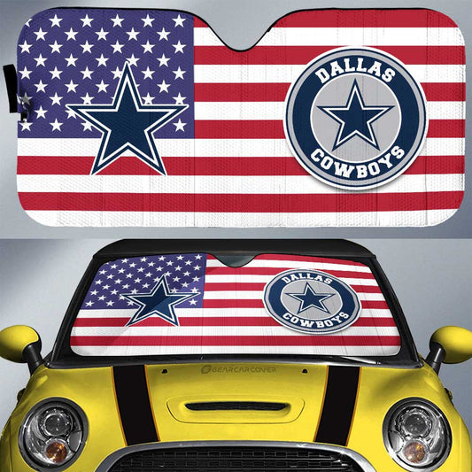 Dallas Cowboys Car Sunshade Custom Car Decor Accessories - Gearcarcover - 1