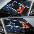 Dallas Cowboys Car Sunshade Custom Car Decorations For Fans - Gearcarcover - 2