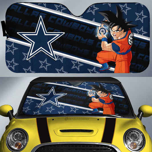 Dallas Cowboys Car Sunshade Custom Car Decorations For Fans - Gearcarcover - 1