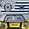 Dallas Cowboys Car Sunshade Custom US Flag Style - Gearcarcover - 1