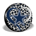 Dallas Cowboys Spare Tire Cover Custom Leopard Heart For Fans - Gearcarcover - 3
